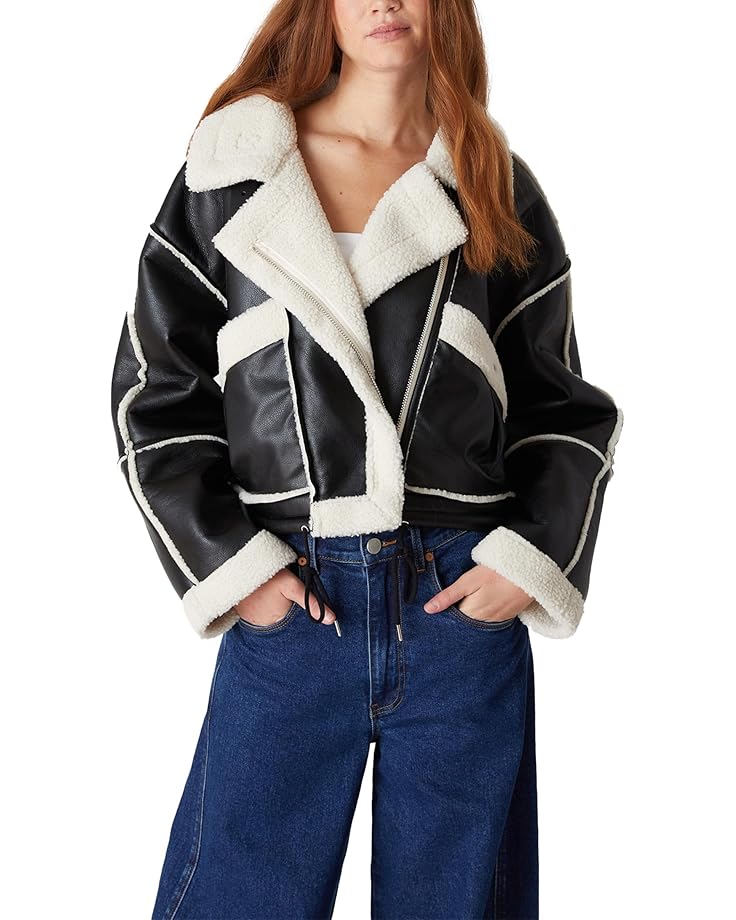 Куртка Blank NYC Leather and Sherpa Bonded Moto Jacket, цвет Black/Ivory, Черный, Куртка Blank NYC Leather and Sherpa Bonded Moto Jacket, цвет Black/Ivory
Куртка Blank NYC Leather and Sherpa Bonded Moto Jacket, цвет Black/Ivory, Черный, Куртка Blank NYC Leather and Sherpa Bonded Moto Jacket, цвет Black/Ivory