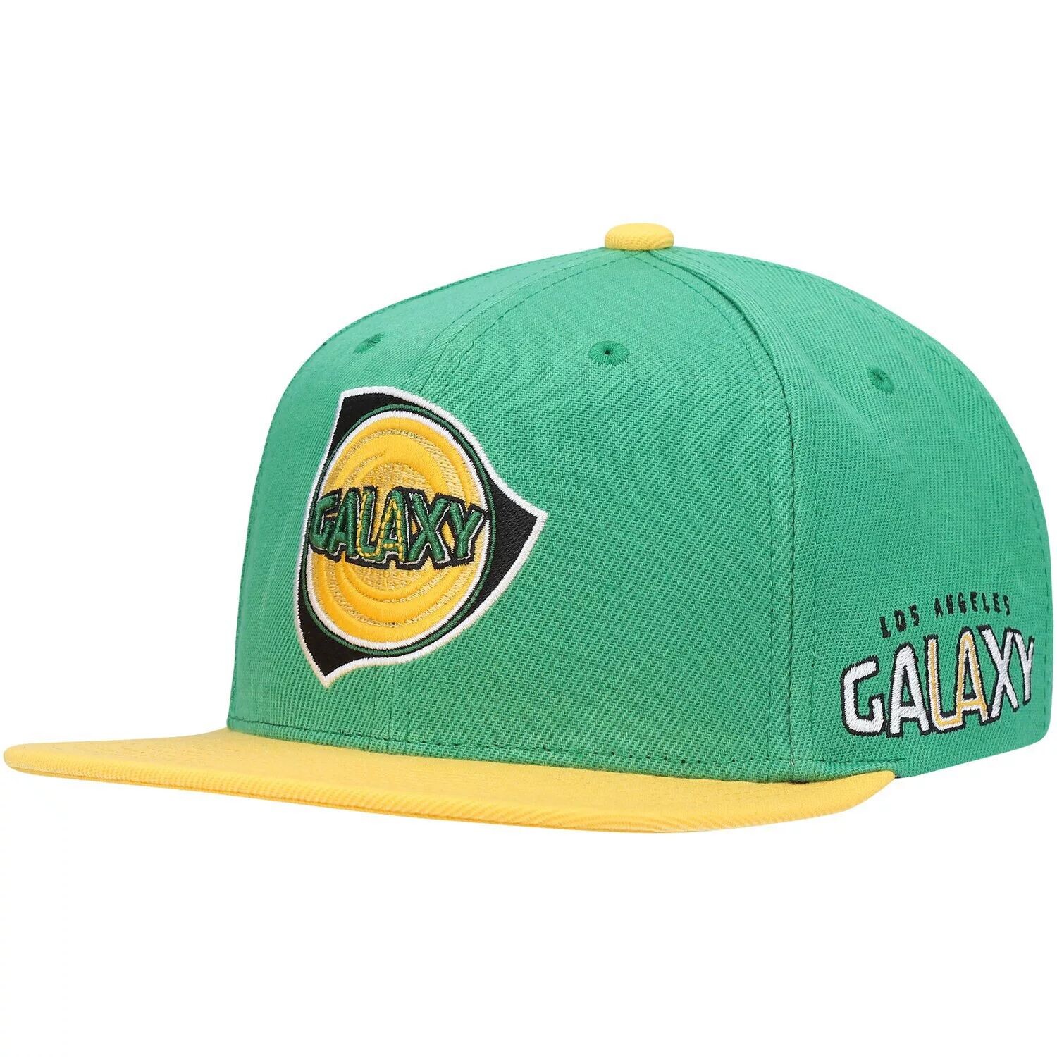 Мужская двухцветная кепка Snapback с историческим логотипом Mitchell & Ness Green LA Galaxy с 1996 года
Мужская двухцветная кепка Snapback с историческим логотипом Mitchell & Ness Green LA Galaxy с 1996 года