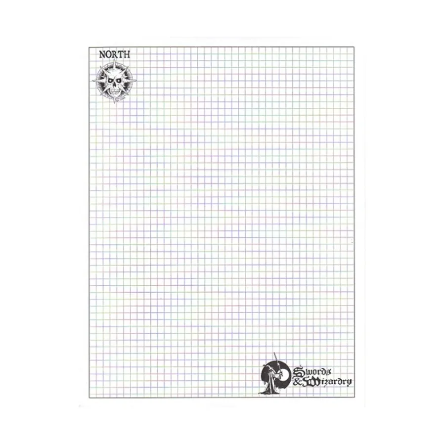 Миллиметровая бумага 1/4 x 1/4 дюйма (25), Swords & Wizardry Complete (Frog God Games)
Миллиметровая бумага 1/4 x 1/4 дюйма (25), Swords & Wizardry Complete (Frog God Games)
