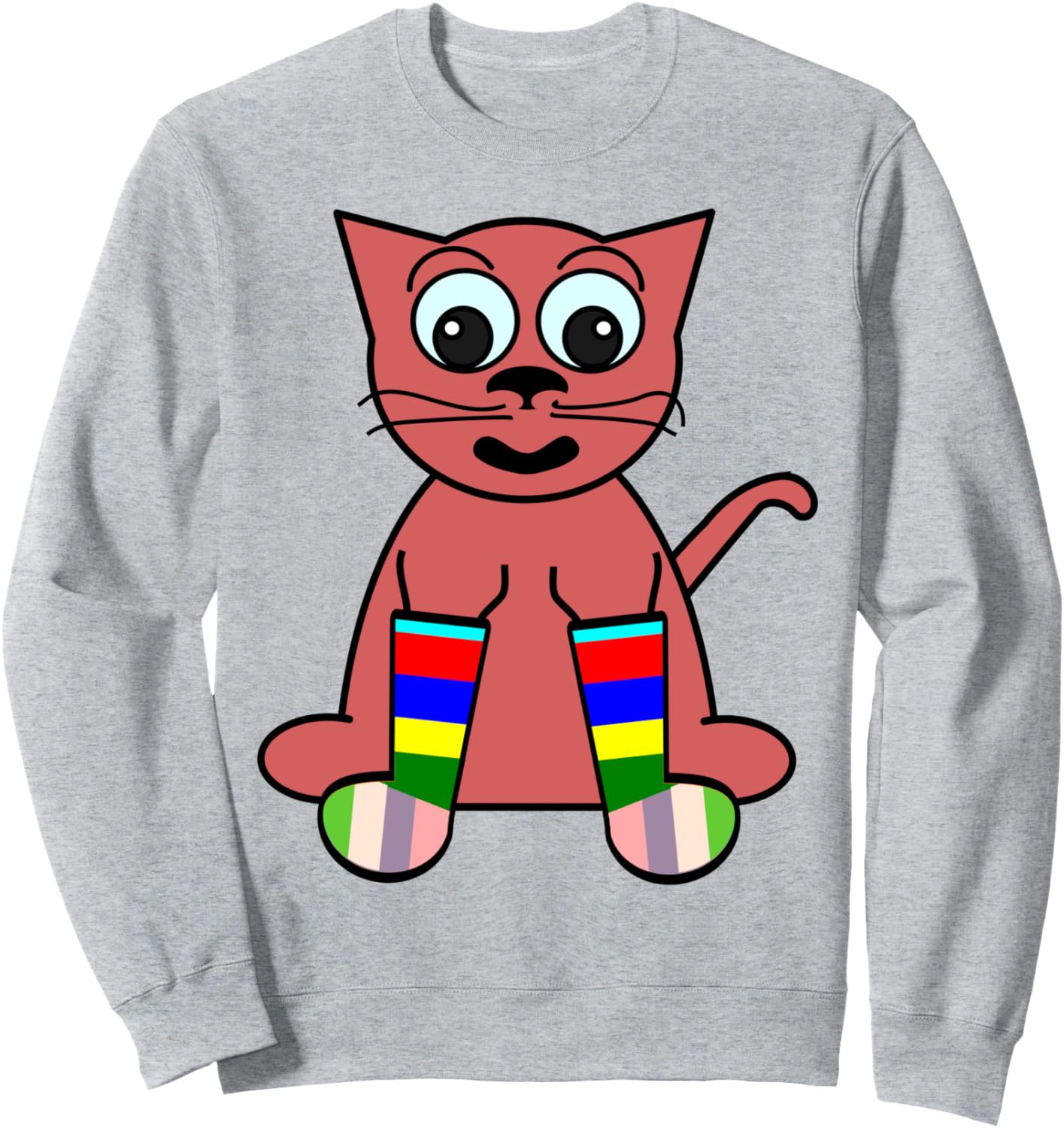 Толстовка с котом в носке Fashion Tees, серый
Толстовка с котом в носке Fashion Tees, серый