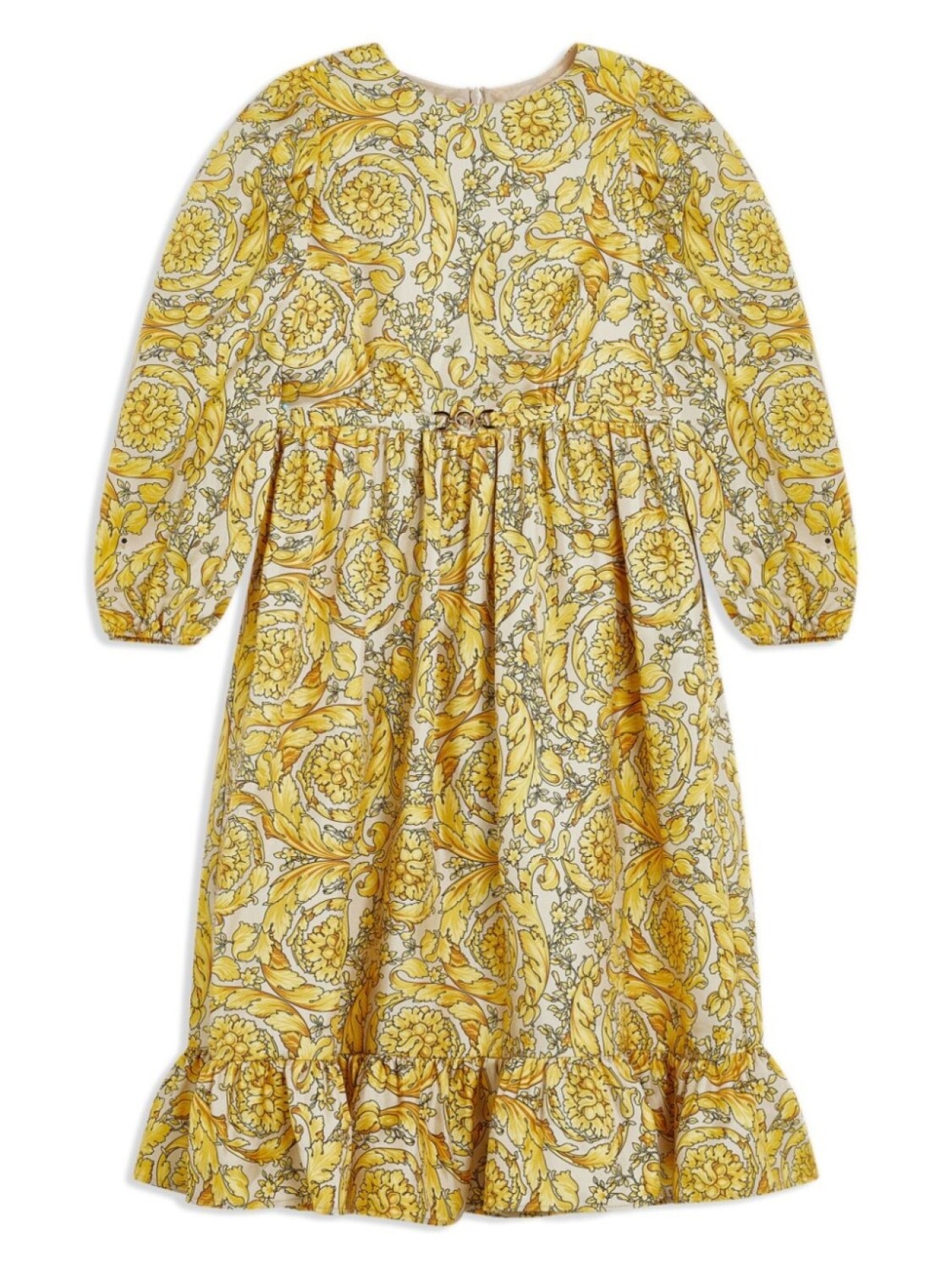 Versace Kids шелковое платье с принтом Barocco, желтый
Versace Kids шелковое платье с принтом Barocco, желтый