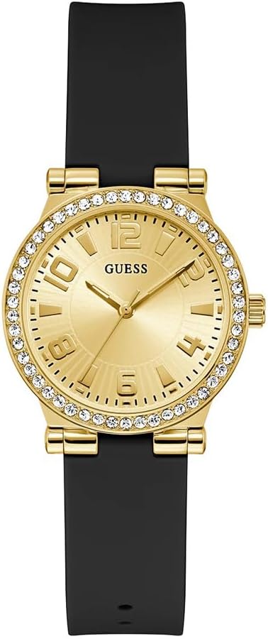 GUESS аналоговые часы с золотым покрытием на силиконовом ремешке
GUESS аналоговые часы с золотым покрытием на силиконовом ремешке