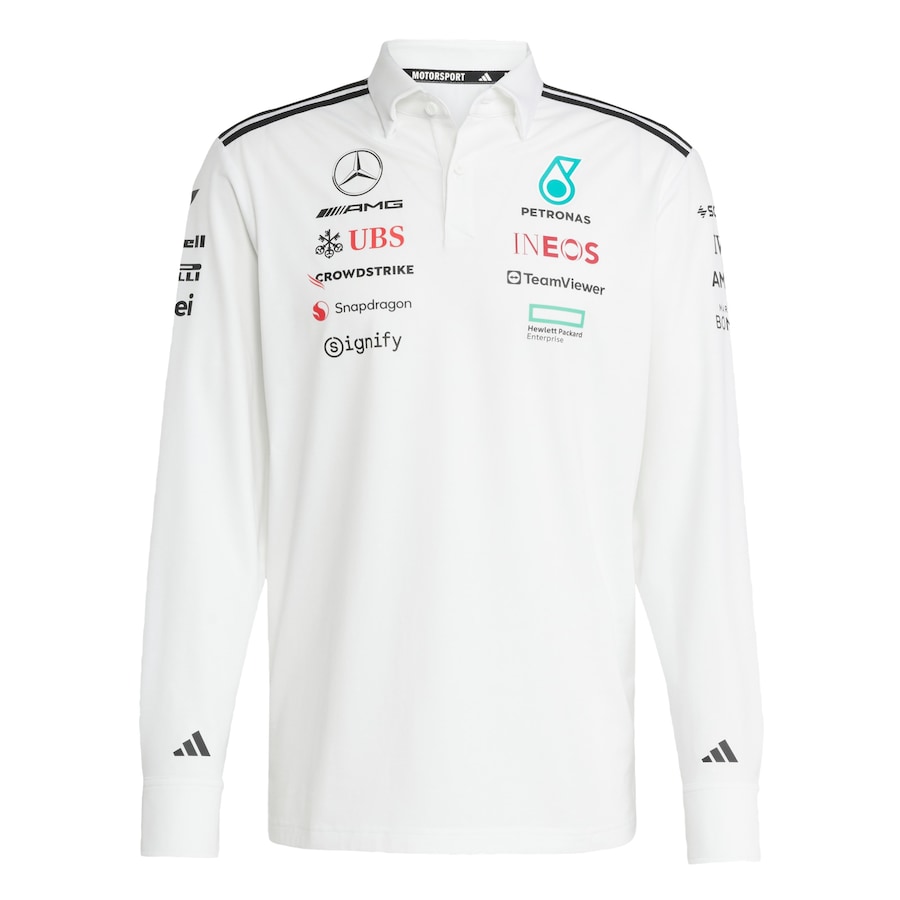 Футболка Performance ADIDAS PERFORMANCE MERCEDES - AMG PETRONAS FORMULA ONE TEAM POLO LONG, белый
Футболка Performance ADIDAS PERFORMANCE MERCEDES - AMG PETRONAS FORMULA ONE TEAM POLO LONG, белый
