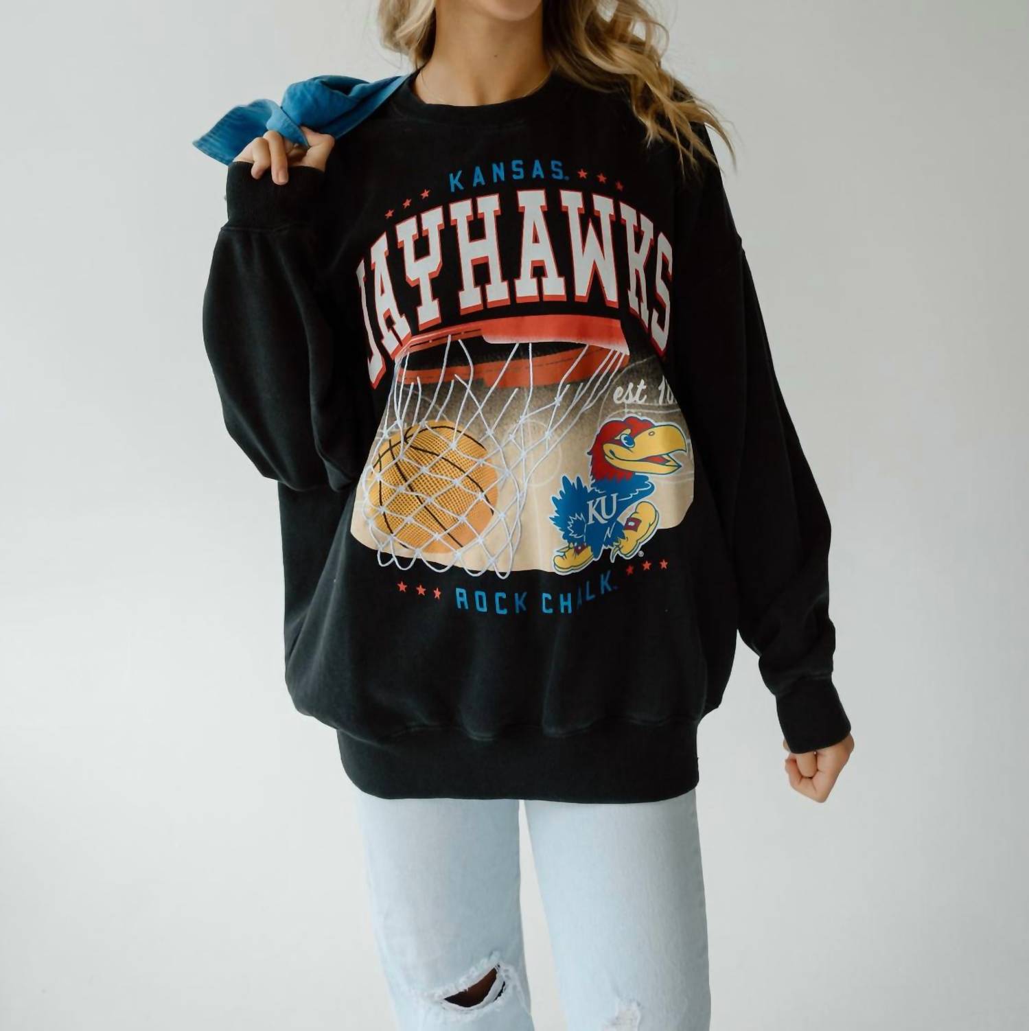 Gameday Social Толстовка Kansas Malone Crew черного цвета
Gameday Social Толстовка Kansas Malone Crew черного цвета