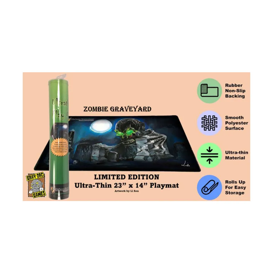 Игровой коврик Делюкс — Кладбище зомби, Token Counters Game Accessories (Gray Orc Games)
Игровой коврик Делюкс — Кладбище зомби, Token Counters Game Accessories (Gray Orc Games)