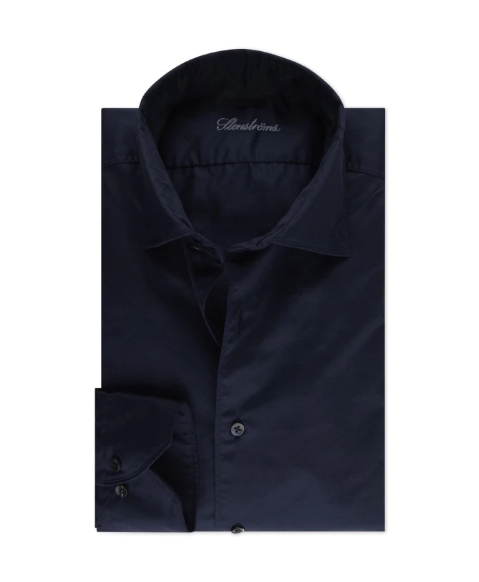 Узкая повседневная рубашка из синего твила Stenströms, синий
Узкая повседневная рубашка из синего твила Stenströms, синий