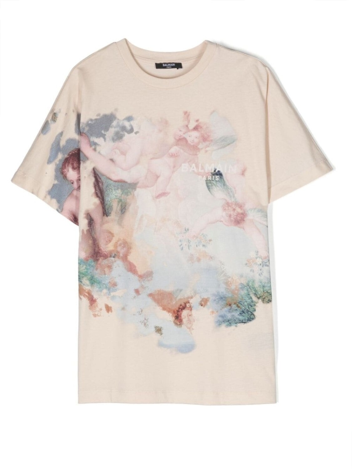 Balmain Kids платье-рубашка с графичным принтом, нейтральный цвет
Balmain Kids платье-рубашка с графичным принтом, нейтральный цвет