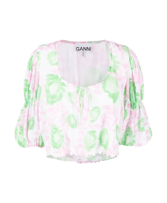 Блузка Ganni, мультиколор
Блузка Ganni, мультиколор
