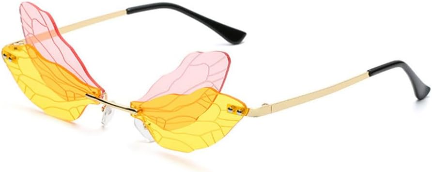 Уникальные солнцезащитные очки без оправы в форме крыла стрекозы 2027 года для женщин, винтажные очки с прозрачными линзами, популярные солнцезащитные очки для мужчин MTZJH, Pink Yellow
Уникальные солнцезащитные очки без оправы в форме крыла стрекозы 2027 года для женщин, винтажные очки с прозрачными линзами, популярные солнцезащитные очки для мужчин MTZJH, Pink Yellow