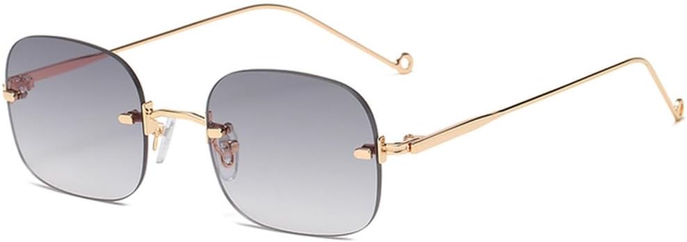 Солнцезащитные очки без оправы 2027 года для женщин, винтажные солнцезащитные очки в стиле ретро, маленькая оправа, женские очки с градиентным переходом цвета MTZJH, Grey
Солнцезащитные очки без оправы 2027 года для женщин, винтажные солнцезащитные очки в стиле ретро, маленькая оправа, женские очки с градиентным переходом цвета MTZJH, Grey