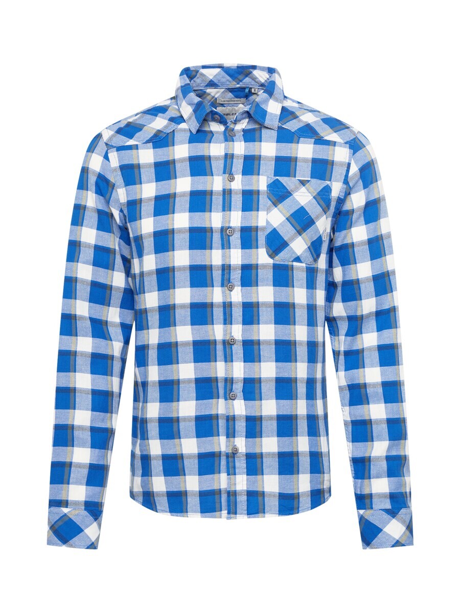 Рубашка узкого кроя на пуговицах Blend, синий
Рубашка узкого кроя на пуговицах Blend, синий