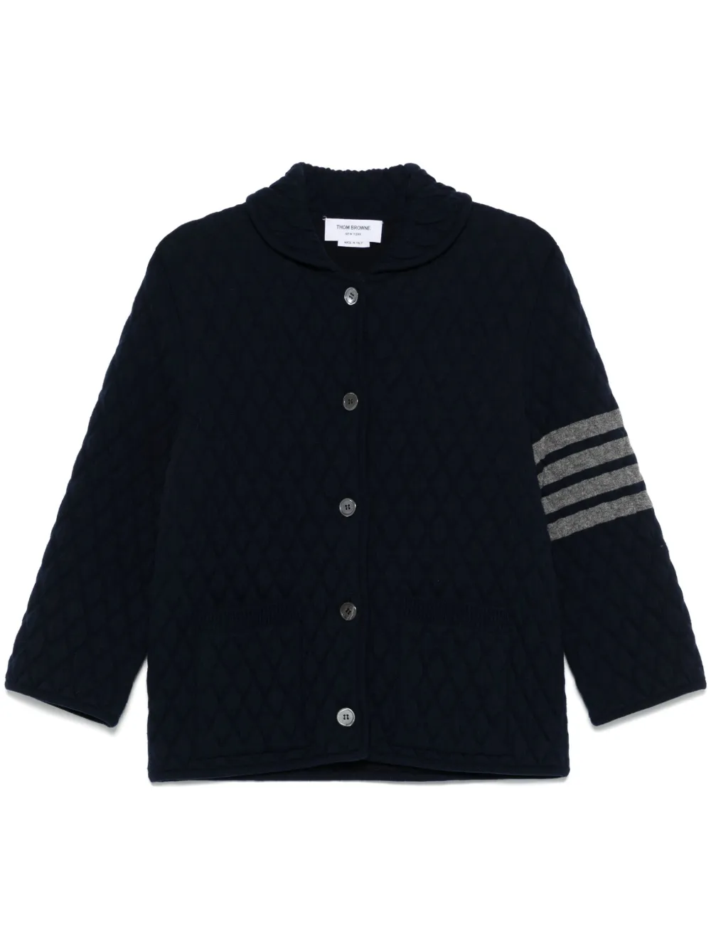 Стеганая куртка 4 Bar Stripes THOM BROWNE, синий
Стеганая куртка 4 Bar Stripes THOM BROWNE, синий