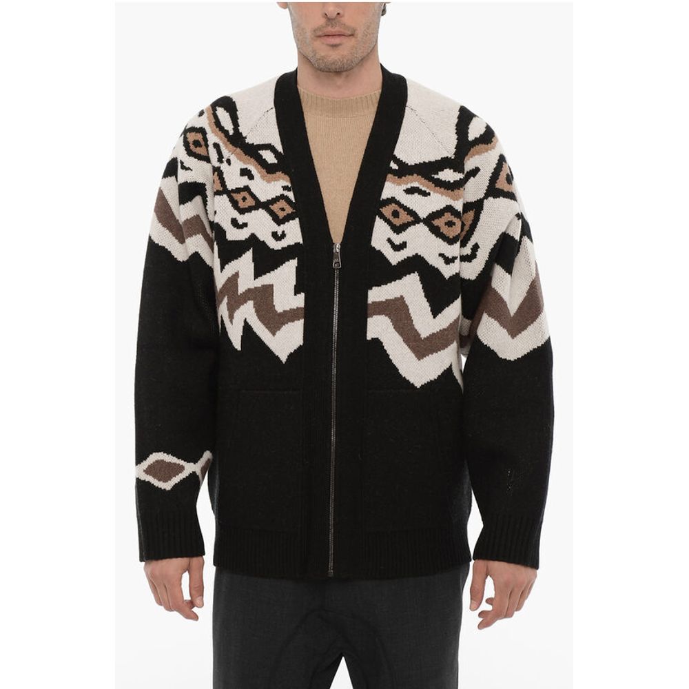 Шерстяной кардиган с V-образным вырезом Neil Barrett, Bicolor
Шерстяной кардиган с V-образным вырезом Neil Barrett, Bicolor