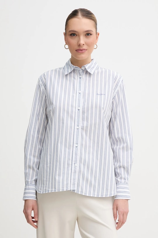 Хлопковая рубашка CLEVER Pepe Jeans, белый
Хлопковая рубашка CLEVER Pepe Jeans, белый