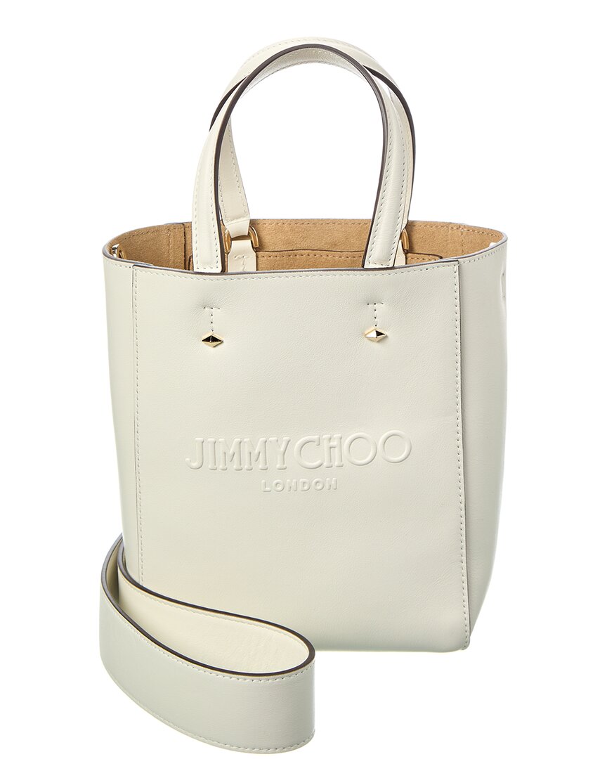 Сумка-тоут Jimmy Choo Lenny N/S из кожи, маленькая, белый
Сумка-тоут Jimmy Choo Lenny N/S из кожи, маленькая, белый