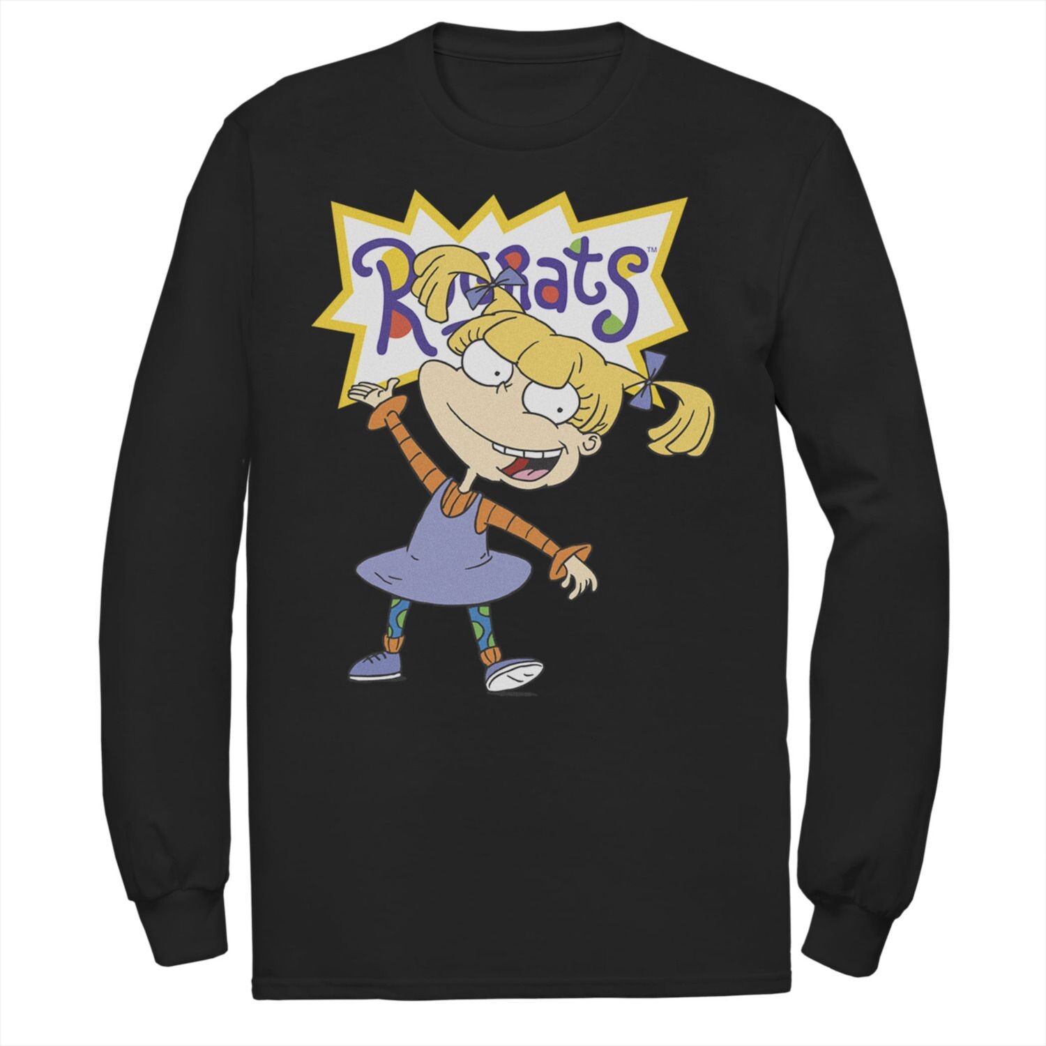 Мужская футболка Rugrats Angelica с простым портретом и длинными рукавами с рисунком Nickelodeon, черный
Мужская футболка Rugrats Angelica с простым портретом и длинными рукавами с рисунком Nickelodeon, черный