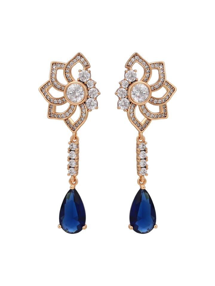 Faina Женские серьги-подвески золотого и королевского синего цвета
Faina Женские серьги-подвески золотого и королевского синего цвета