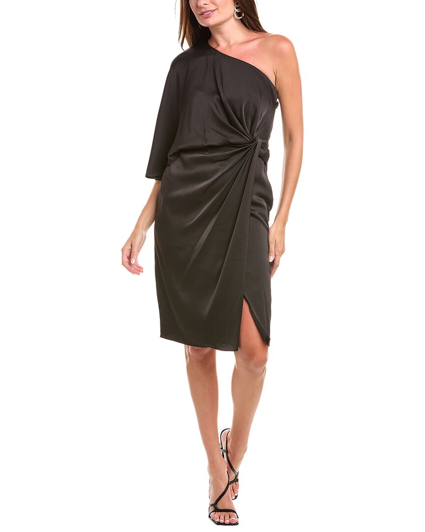 Платье-футляр с односторонним каплевидным рукавом Aidan Mattox, черный
Платье-футляр с односторонним каплевидным рукавом Aidan Mattox, черный