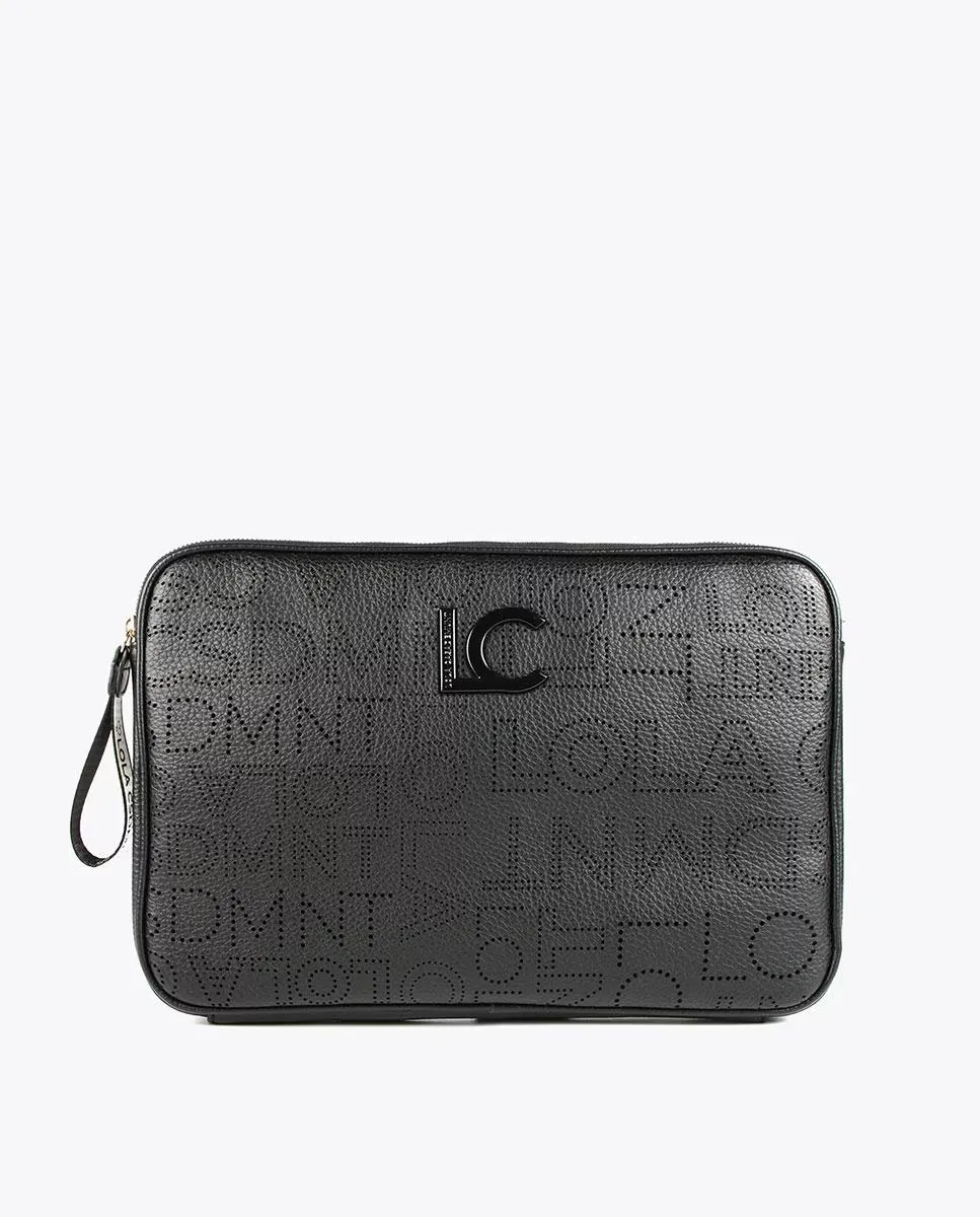 Чехол для компьютера с логотипом и застежкой-молнией Lola Casademunt, черный
Чехол для компьютера с логотипом и застежкой-молнией Lola Casademunt, черный