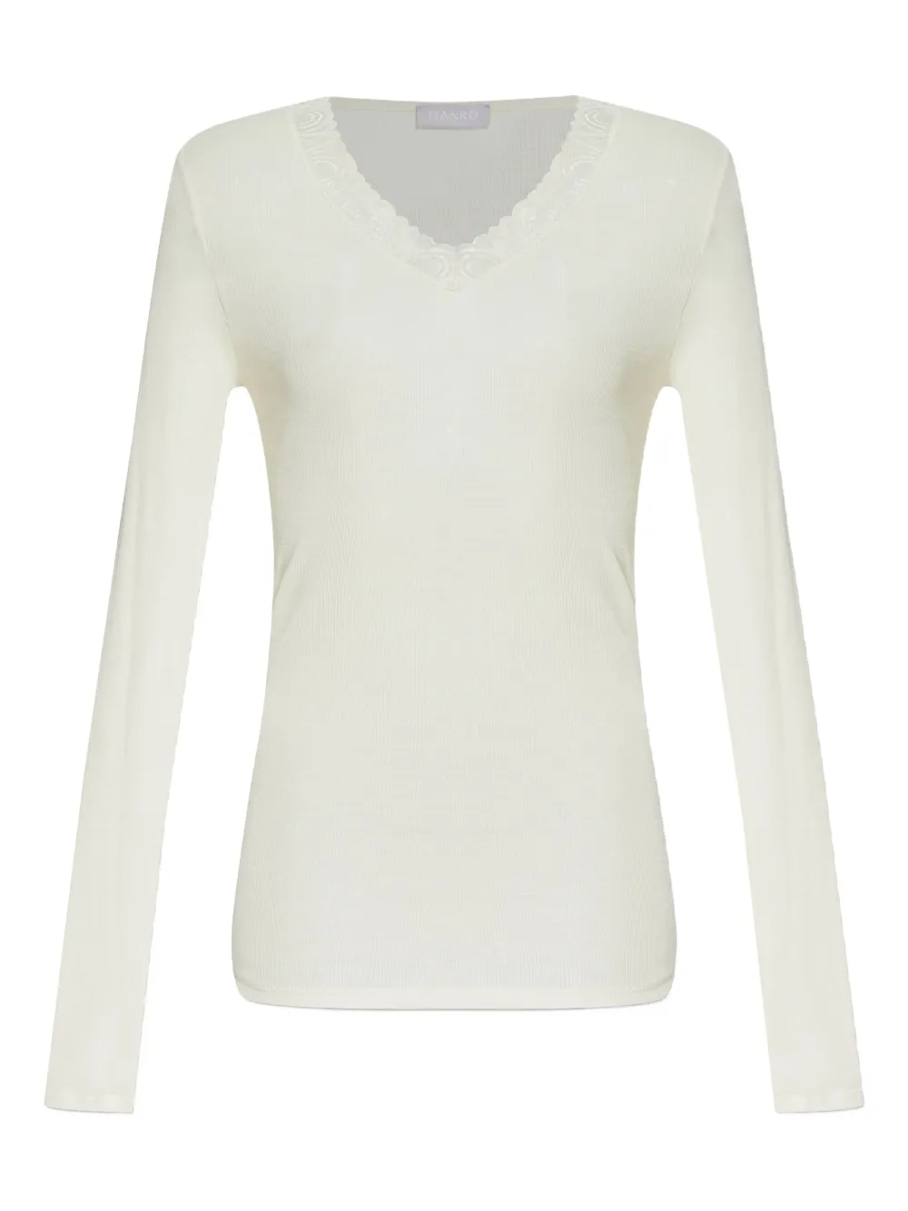 Кружевной топ с V-образным вырезом Hanro, нейтральный
Кружевной топ с V-образным вырезом Hanro, нейтральный