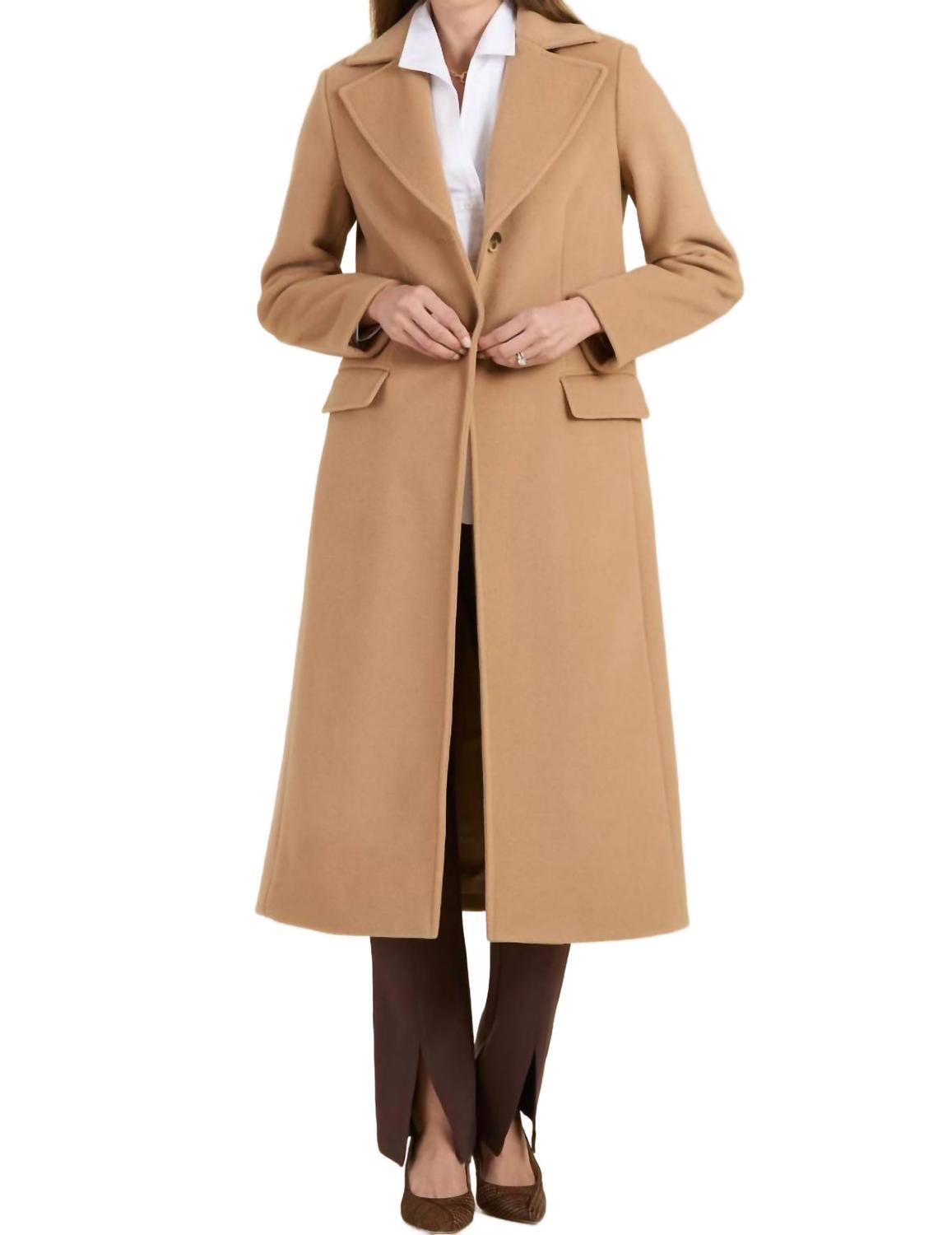 Однобортный тренч миди в верблюжьем цвете Tyler Boe, коричневый
Однобортный тренч миди в верблюжьем цвете Tyler Boe, коричневый