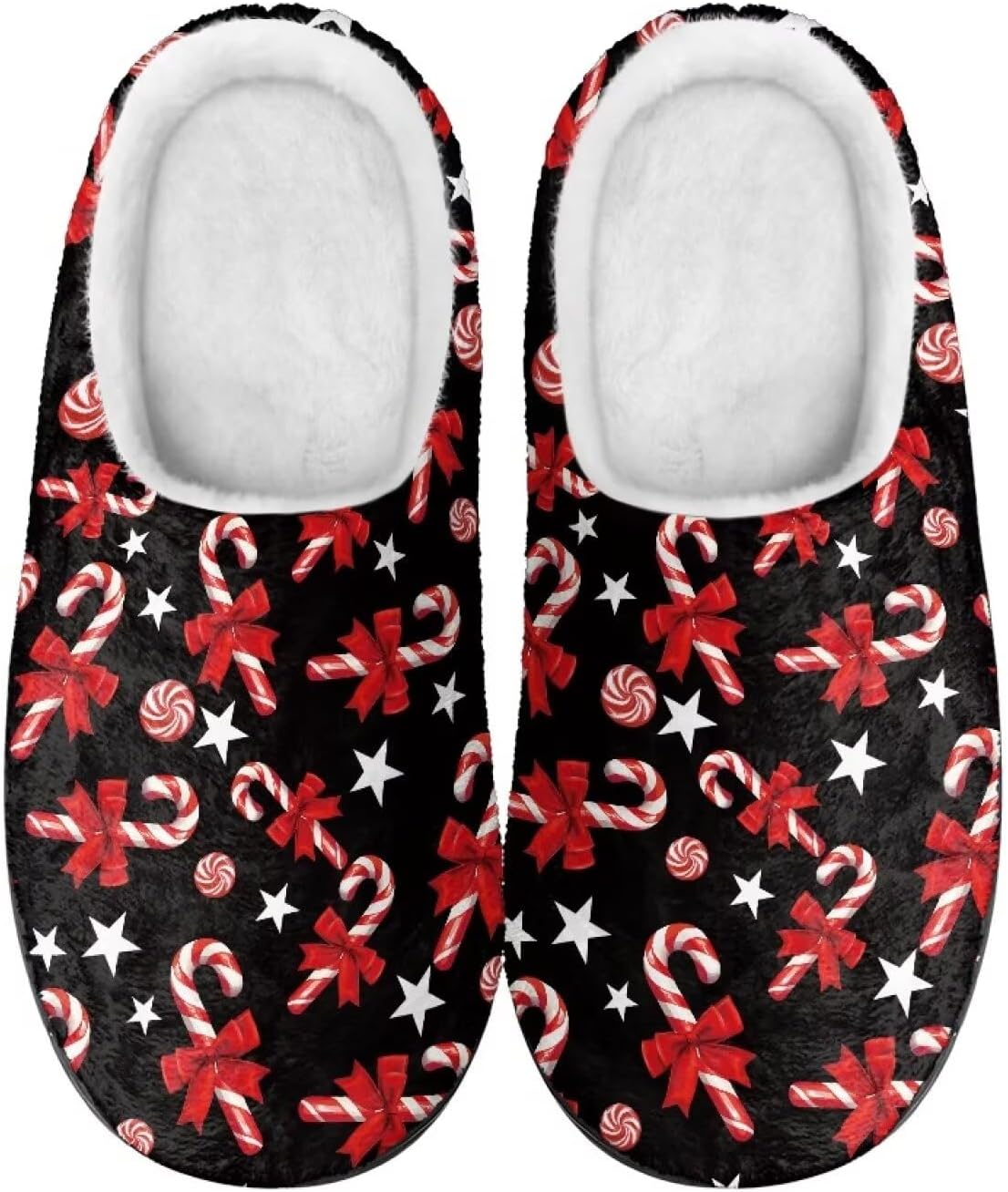 Тапочки Mintulipy из хлопка, женские пушистые тапочки, домашняя обувь, для дома и улицы, размеры 34-50 (EUR), 3-15 (US) (женские), 8-15 (мужские) для женщин и мужчин, Christmas Bow Tie and Candy Cane
Тапочки Mintulipy из хлопка, женские пушистые тапочки, домашняя обувь, для дома и улицы, размеры 34-50 (EUR), 3-15 (US) (женские), 8-15 (мужские) для женщин и мужчин, Christmas Bow Tie and Candy Cane
