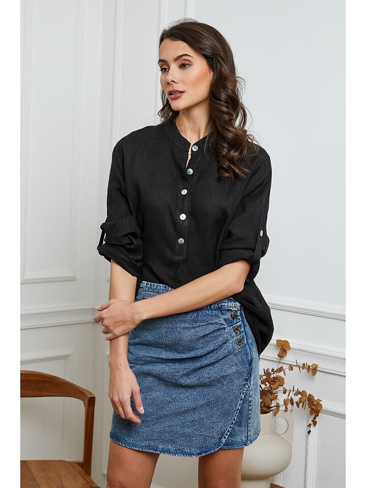 Блуза La Compagnie Du Lin, черный
Блуза La Compagnie Du Lin, черный