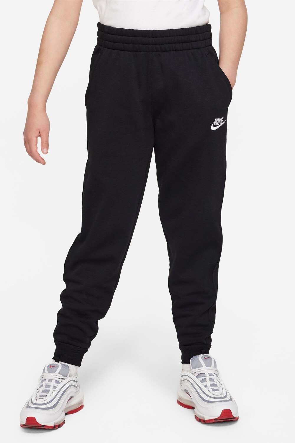 Клубные флисовые спортивные штаны Nike, черный 
Клубные флисовые спортивные штаны Nike, черный