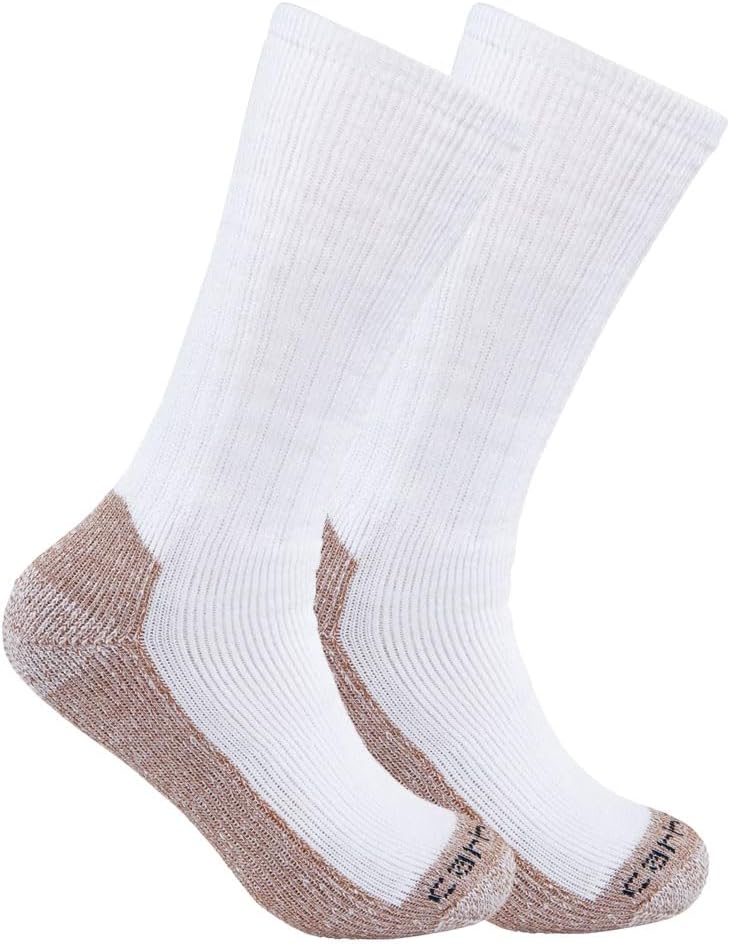 Carhartt мужские носки SB7672M Midweight Steel Toe Boot, 2 пары, White
Carhartt мужские носки SB7672M Midweight Steel Toe Boot, 2 пары, White