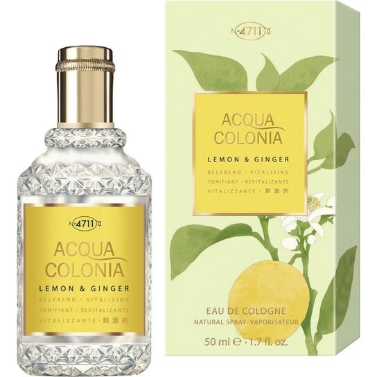 4711, Acqua Colonia Lemon & Ginger, одеколон, 50 мл
4711, Acqua Colonia Lemon & Ginger, одеколон, 50 мл
