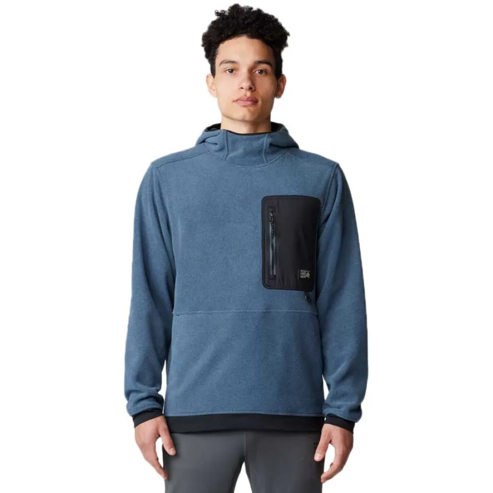 Флис Mountain Hardwear First Tracks hoodie, синий 
Флис Mountain Hardwear First Tracks hoodie, синий