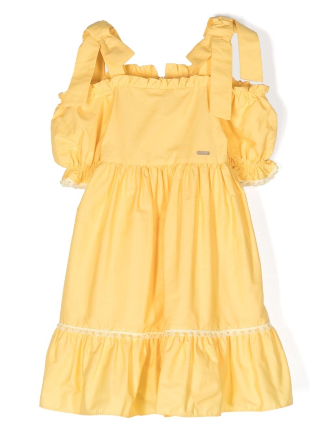 Платье с бантами и оборками Patachou, желтый
Платье с бантами и оборками Patachou, желтый