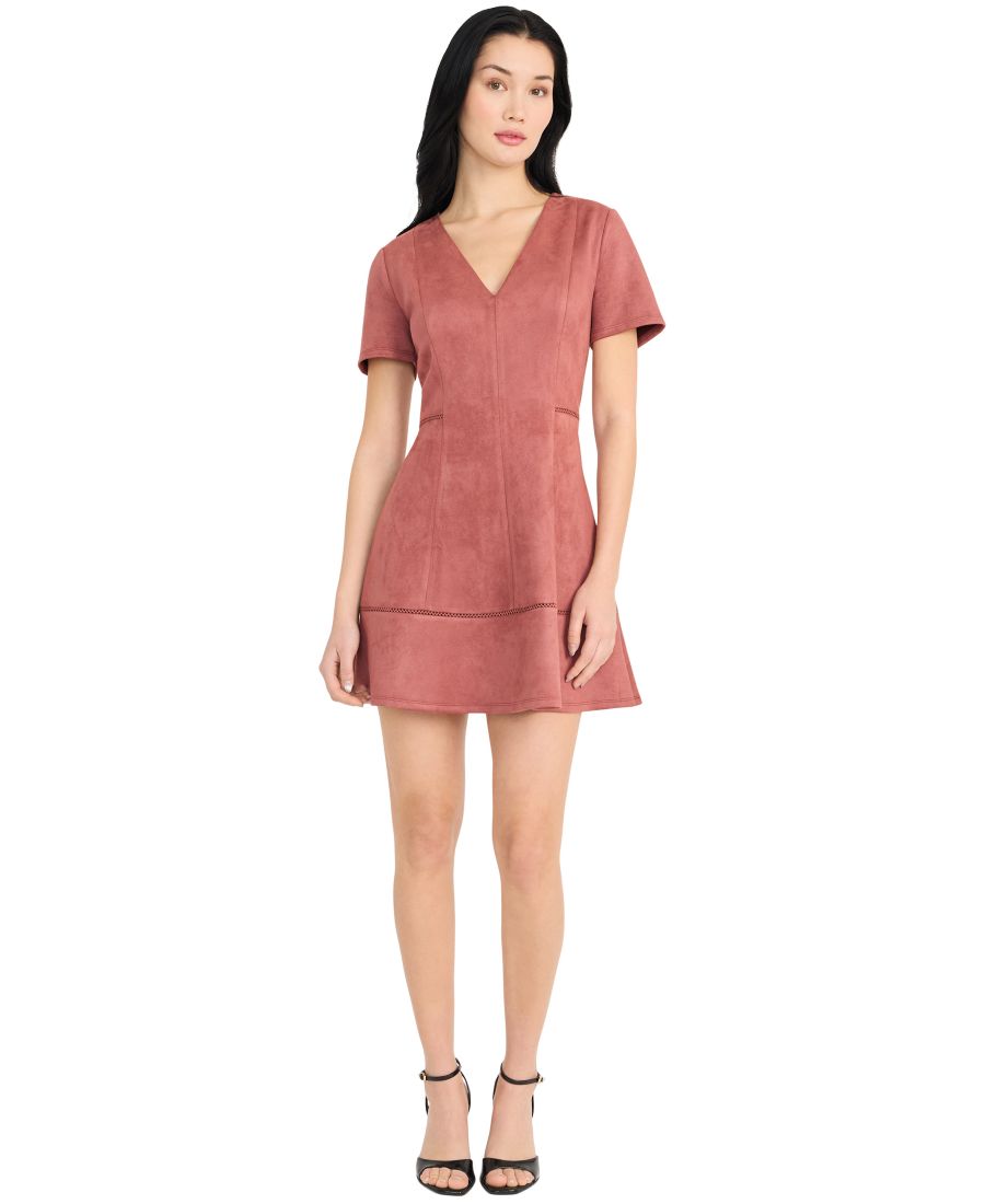 Женское мини-платье с V-образным вырезом Donna Morgan, Pink
Женское мини-платье с V-образным вырезом Donna Morgan, Pink