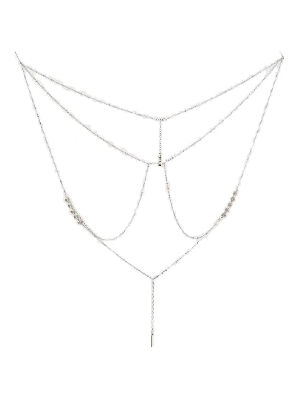 Украшения для тела в виде цепочки-розетки Luv Aj, серебряный
Украшения для тела в виде цепочки-розетки Luv Aj, серебряный