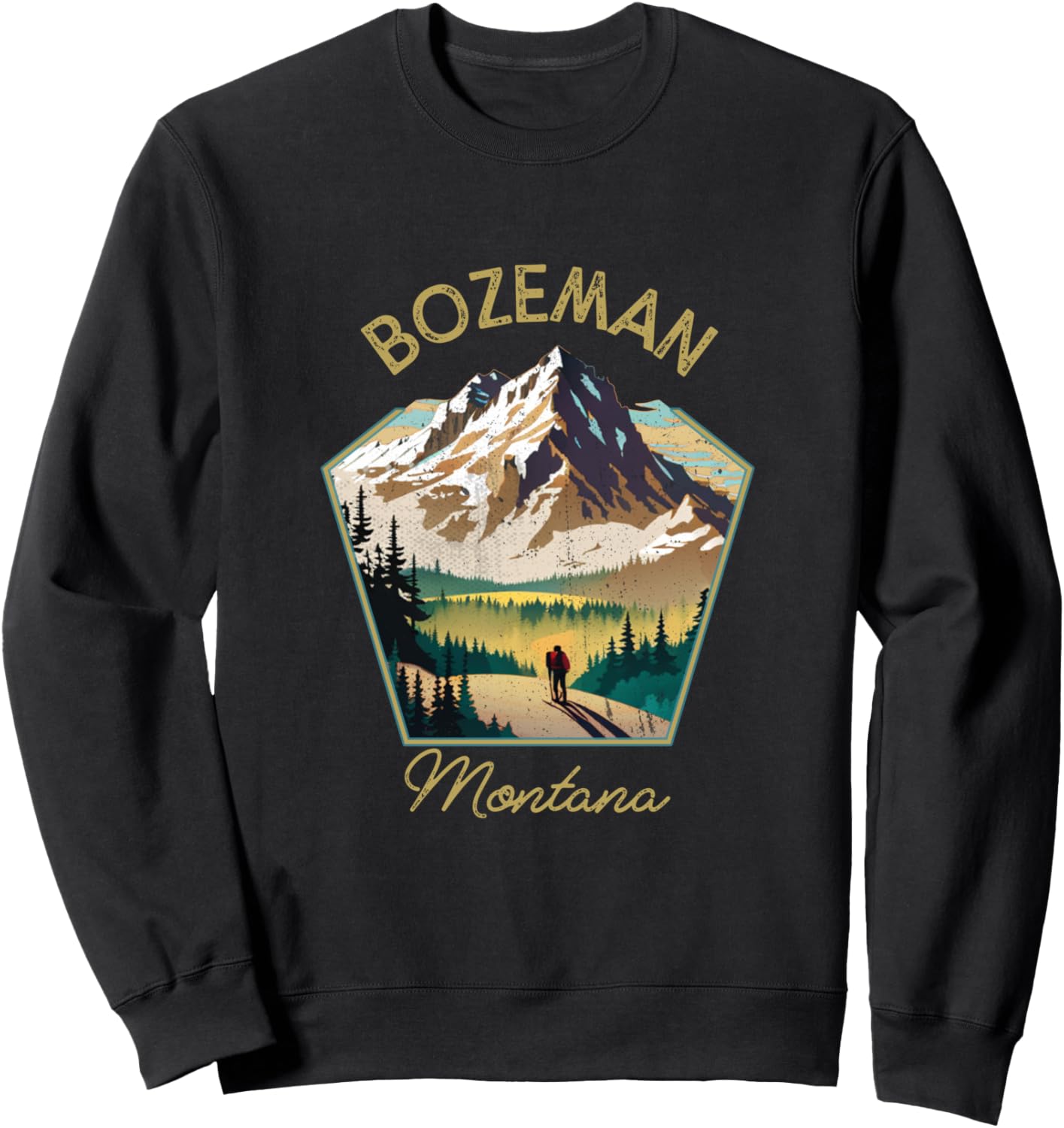 Толстовка в стиле ретро от Bozeman - сувенирная толстовка Bozeman Bozeman Montana Hiking Clothes Co., черный
Толстовка в стиле ретро от Bozeman - сувенирная толстовка Bozeman Bozeman Montana Hiking Clothes Co., черный