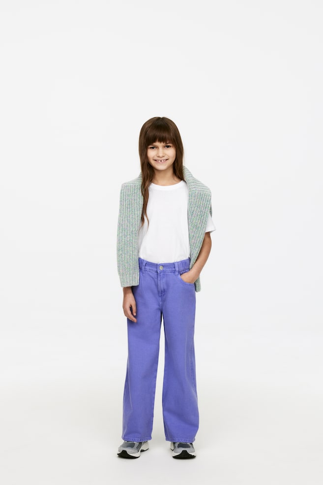 Широкие джинсы Arket, фиолетовый
Широкие джинсы Arket, фиолетовый