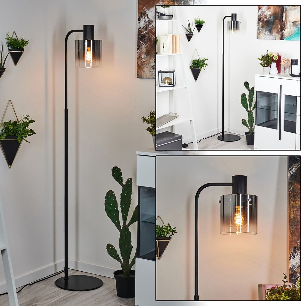 Торшер »Castelfiorentino« из металла/стекла, черный/дымчатый/прозрачный hofstein 
Торшер »Castelfiorentino« из металла/стекла, черный/дымчатый/прозрачный hofstein