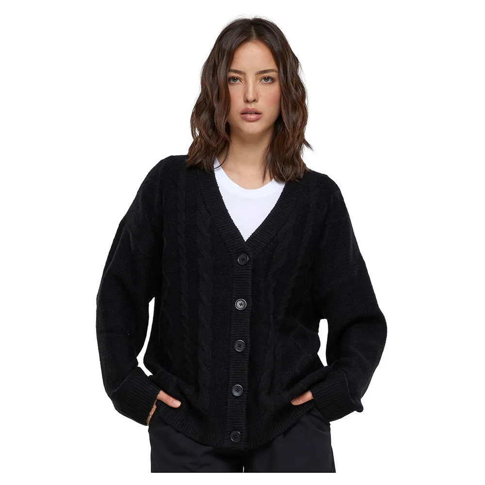 Кардиган Urban Classics Cabel Knit, черный
Кардиган Urban Classics Cabel Knit, черный