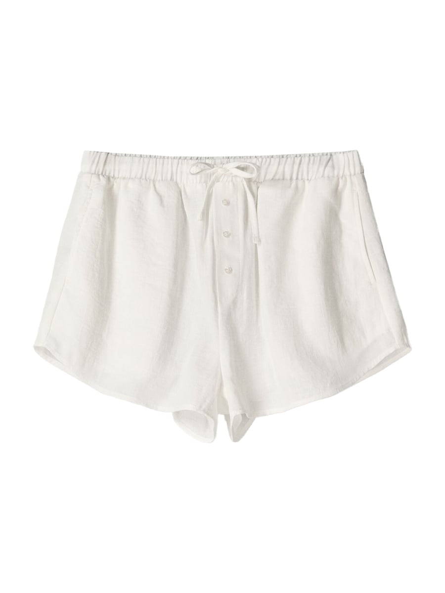 Обычные брюки Bershka, белый
Обычные брюки Bershka, белый