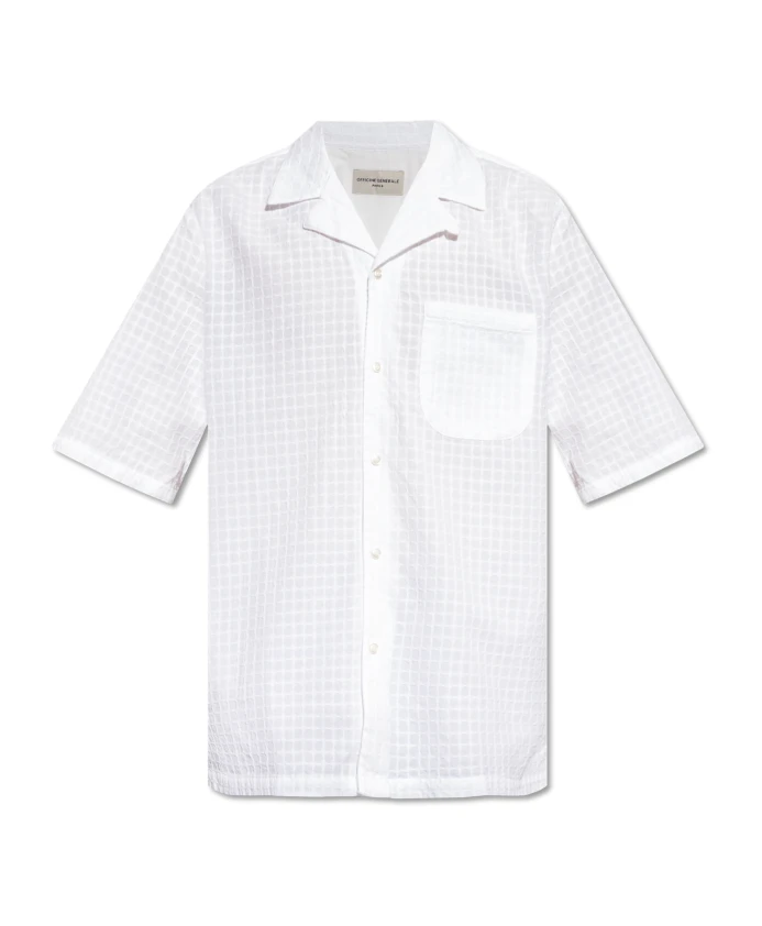 Рубашка с карманом Officine Gãnãrale, белый
Рубашка с карманом Officine Gãnãrale, белый