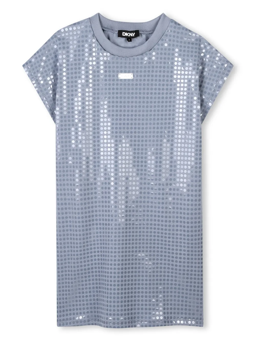 Платье-футболка с пайетками Dkny Kids, синий
Платье-футболка с пайетками Dkny Kids, синий