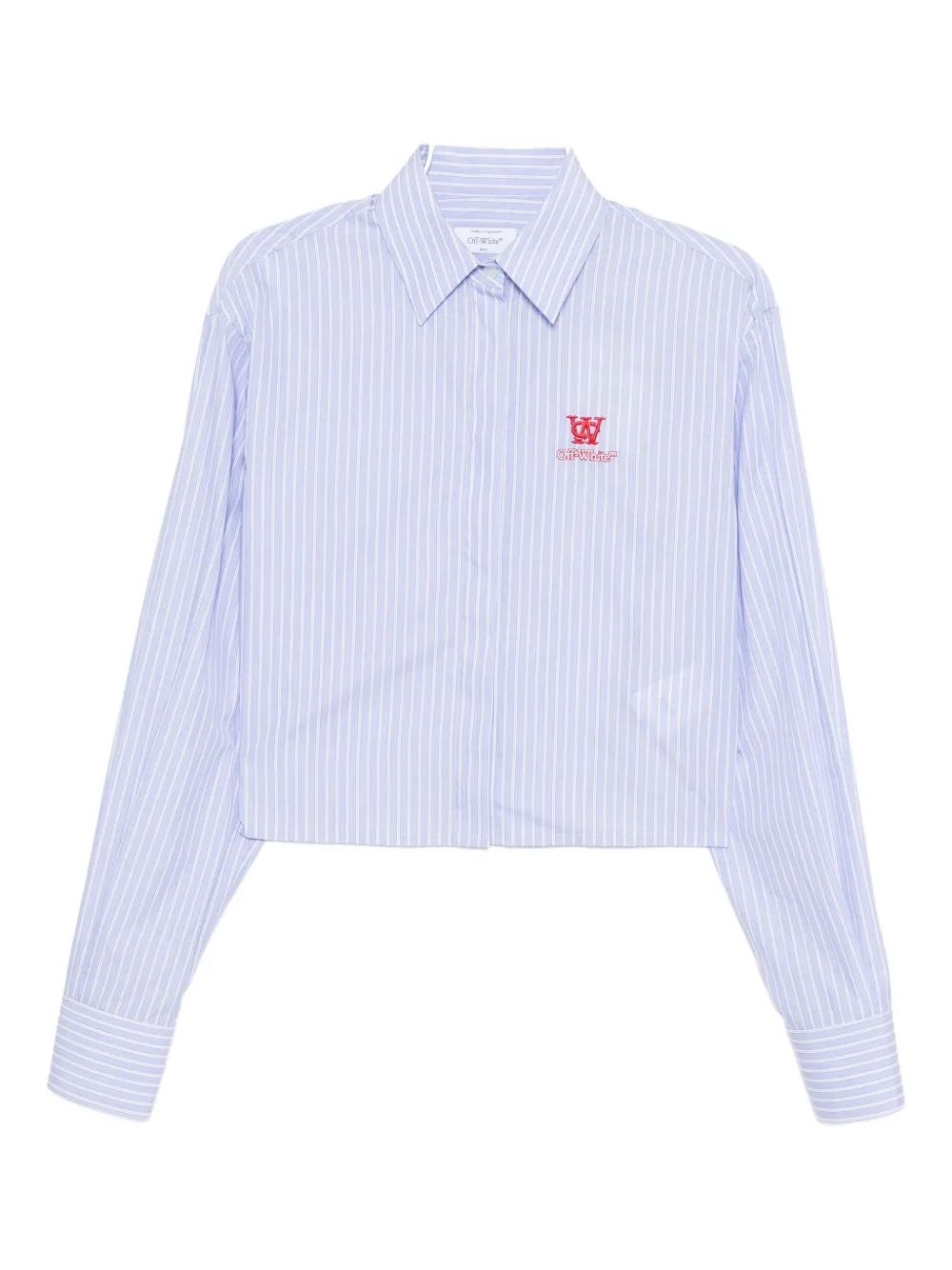 Полосатая рубашка Off-White, синий
Полосатая рубашка Off-White, синий