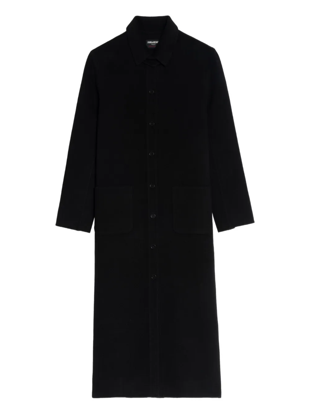Однобортное пальто с накладными карманами Zadig&Voltaire, черный
Однобортное пальто с накладными карманами Zadig&Voltaire, черный