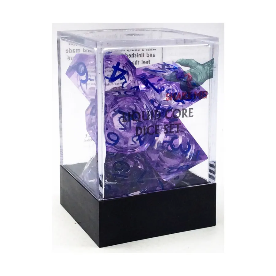 Поли-набор «Расплавленный лунный луч» (7), Liquid Core Dice
Поли-набор «Расплавленный лунный луч» (7), Liquid Core Dice