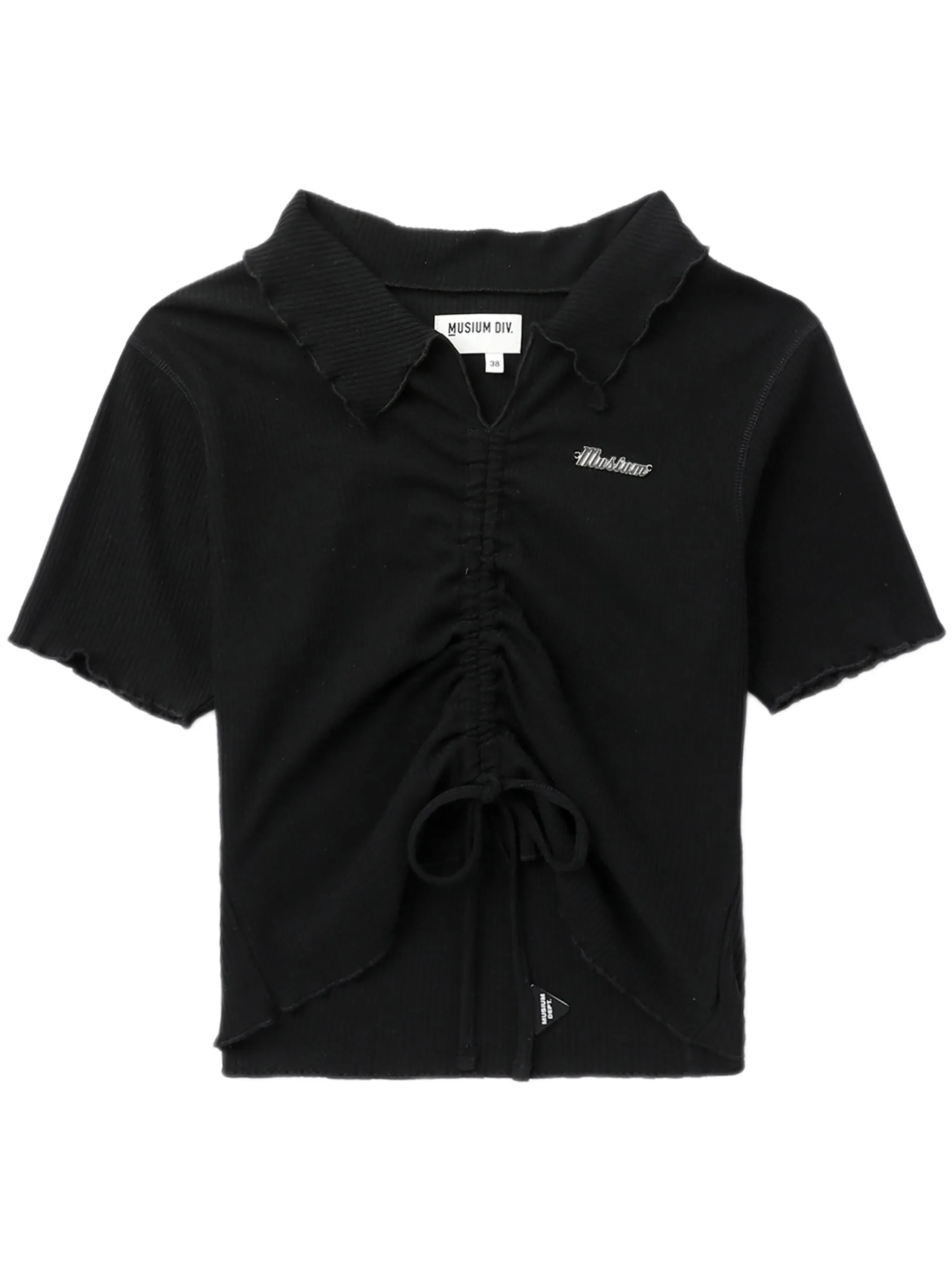 Драпированная футболка с логотипом Musium Div., черный
Драпированная футболка с логотипом Musium Div., черный