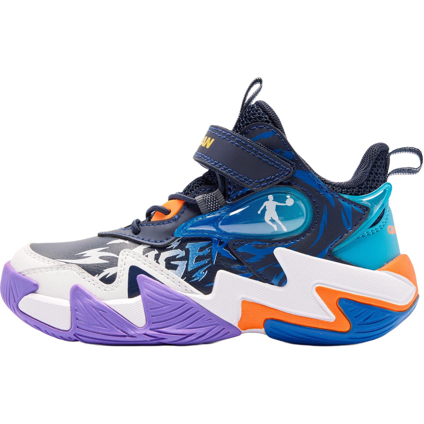 QIAODAN Детские баскетбольные кроссовки с противоскользящей подошвой, износостойкие, среднего размера, черно-синие, для детей 3–7 лет
QIAODAN Детские баскетбольные кроссовки с противоскользящей подошвой, износостойкие, среднего размера, черно-синие, для детей 3–7 лет