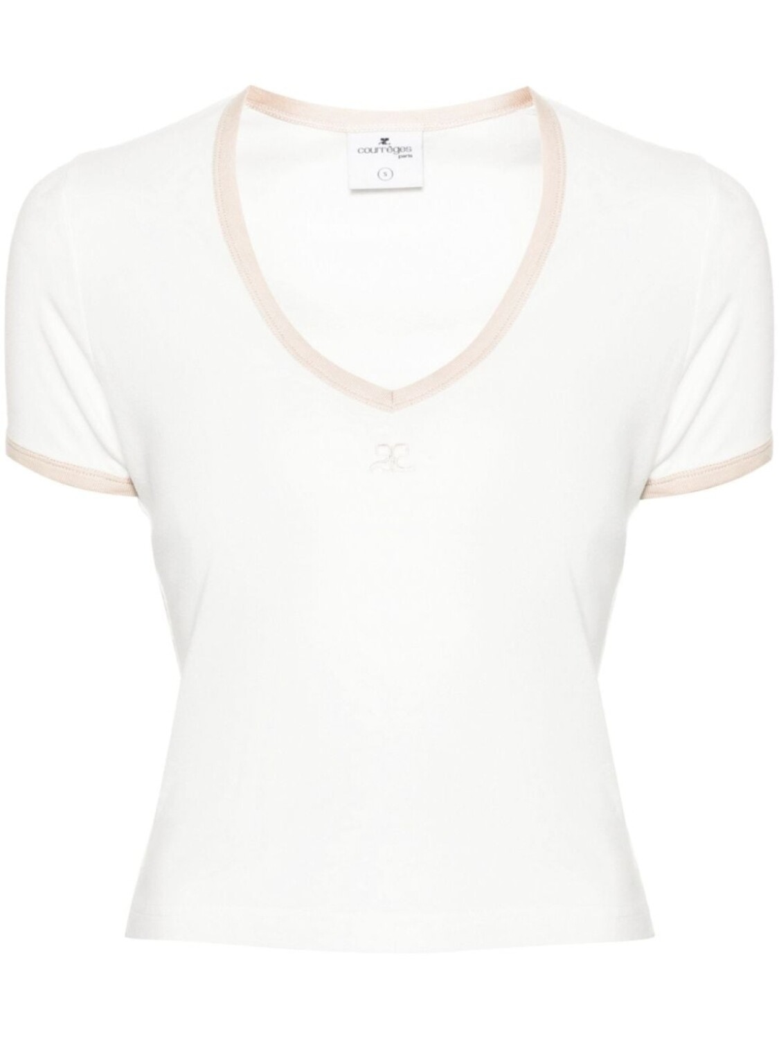 Courrèges футболка с вышитым логотипом, белый
Courrèges футболка с вышитым логотипом, белый