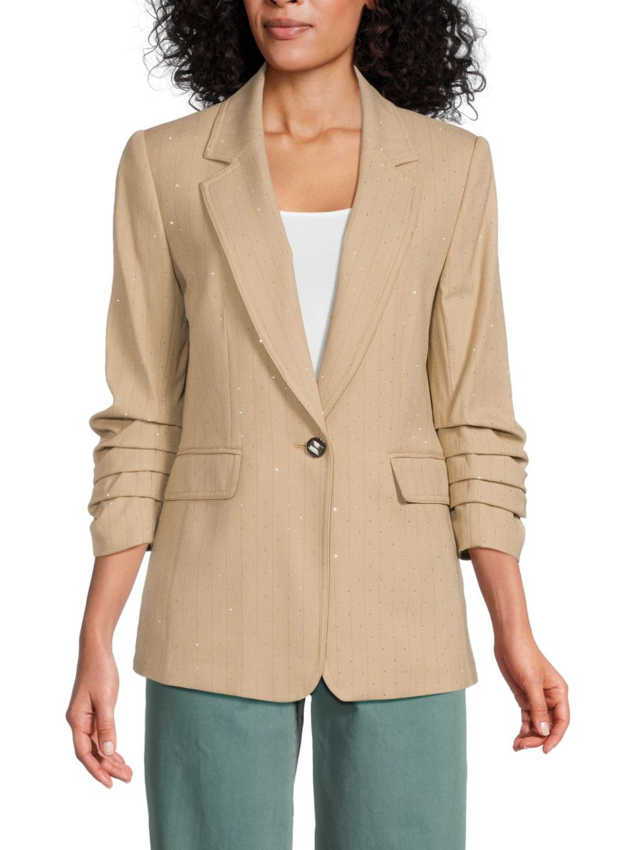 Приталенный блейзер с присборенными рукавами Karl Lagerfeld Paris, цвет Iced Coffee
Приталенный блейзер с присборенными рукавами Karl Lagerfeld Paris, цвет Iced Coffee