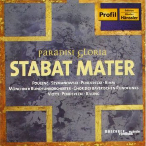 CD диск Penderecki / Poulenc / Szymanowsky / Viotti: Stabat Mater
CD диск Penderecki / Poulenc / Szymanowsky / Viotti: Stabat Mater