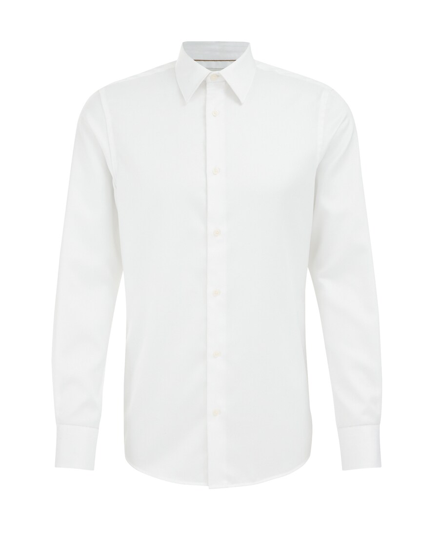 Приталенная рубашка на пуговицах WE Fashion, белый
Приталенная рубашка на пуговицах WE Fashion, белый